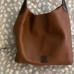 Dooney & Bourke Chestnut Leather Shoulder Bag